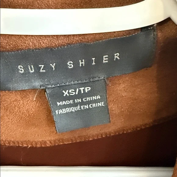Suzy shier Women's Tan Blazer - Picture 2 of 3